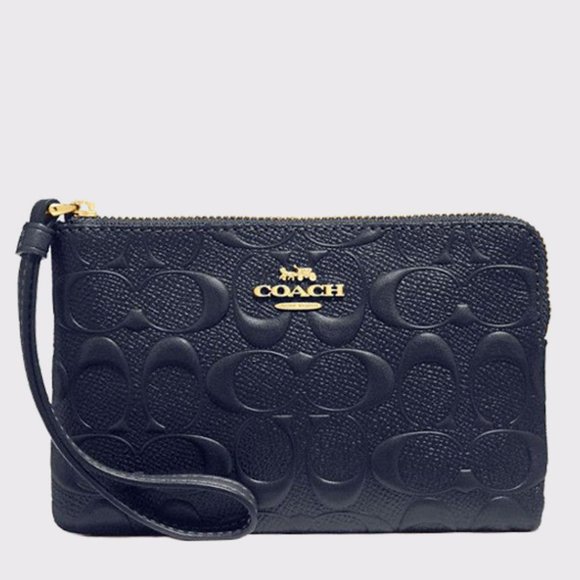 Coach corner zip wristlet - Picture 1 of 10